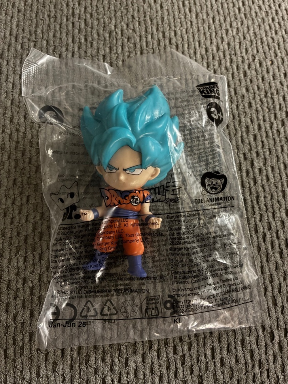 Dragon Ball Z Burger King Goku Super Saiyan Toy Brand New 2026